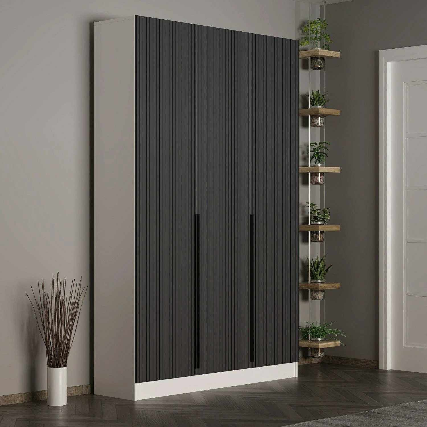 Stendë korridori Skye Decor, ngjyrë antracit, Noah - 8265