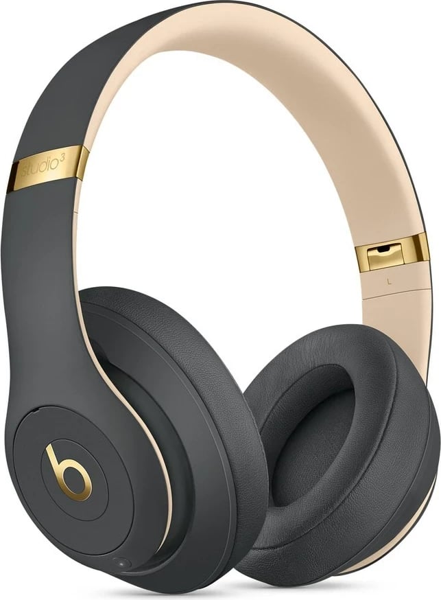 Kufje Apple Beats Studio3, me Bluetooth, me kabllo, Beige