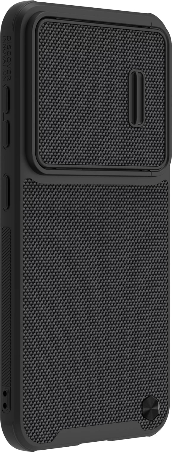 Mbështjellës Nillkin Textured S Case për Samsung Galaxy S23, me kapak kamere, i zi Mbështjellës Nillkin Textured S Case për Samsung Galaxy S23, me kapak kamere, i zi