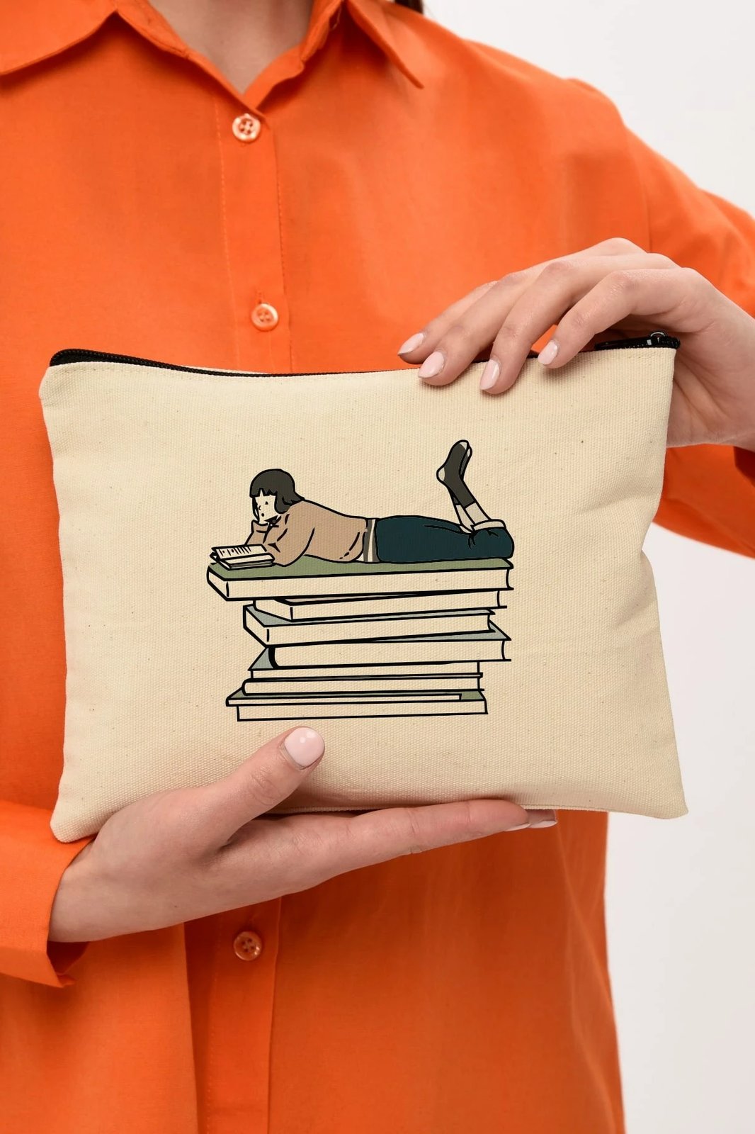 Çantë grimi Zoozie Bags, krem, 25x18cm, 0704