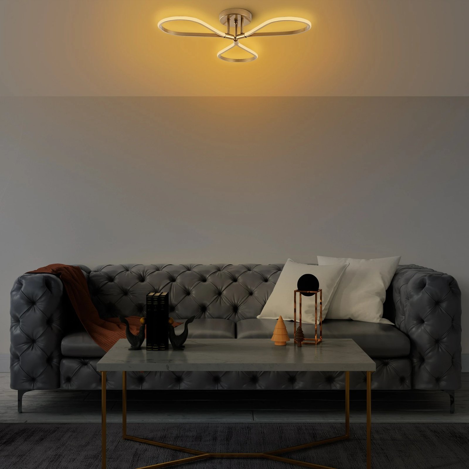 Llambë tavani Opviq, Damla - 13542, ngjyrë ari