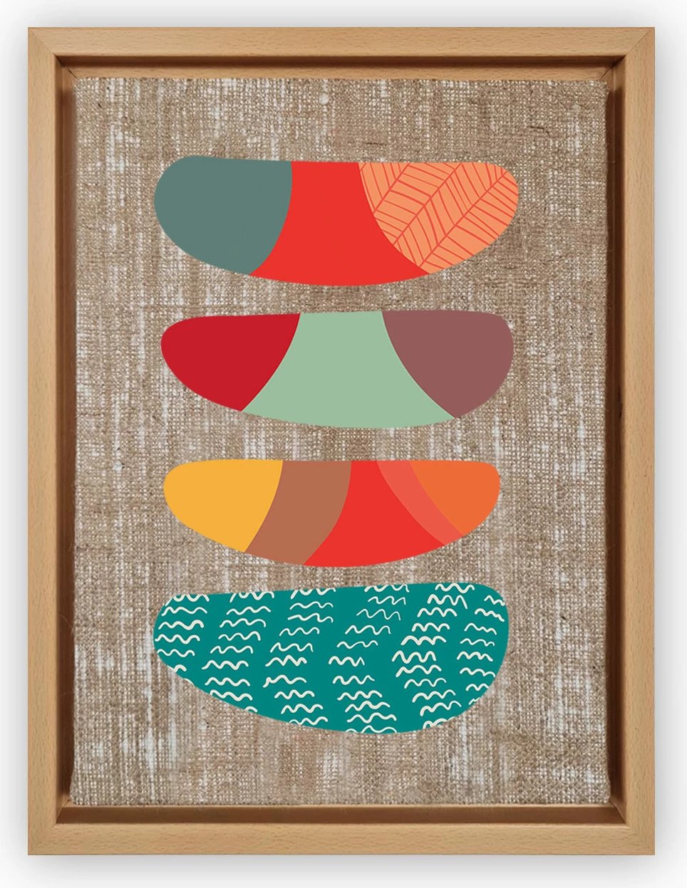 Pikturë dekorative në kanavacë, shumëngjyrëshe, Wallity, LNJ41761352961, 36x46 cm