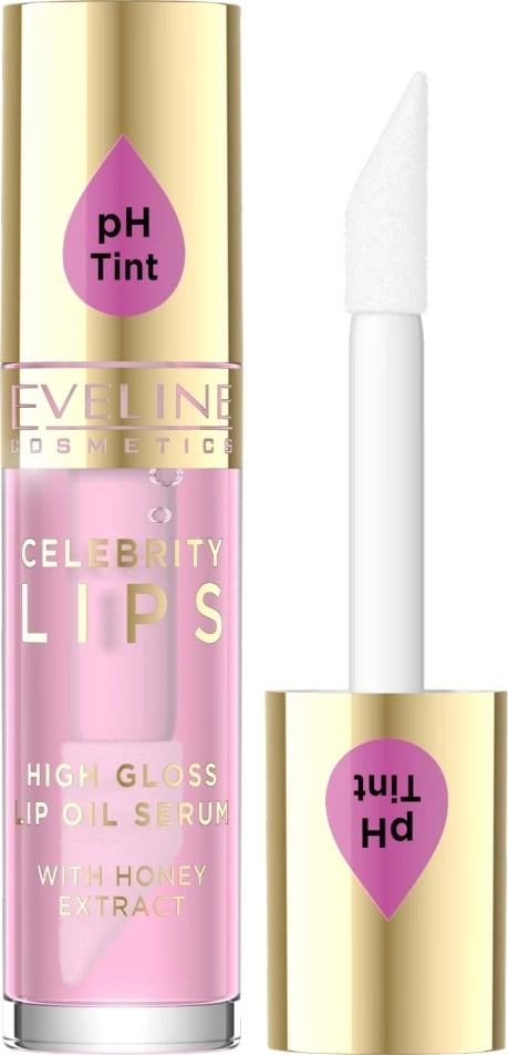 Serum dhe vaj për buzë Eveline Cosmetics Celebrity Lips për femra 02 Rose 5ml