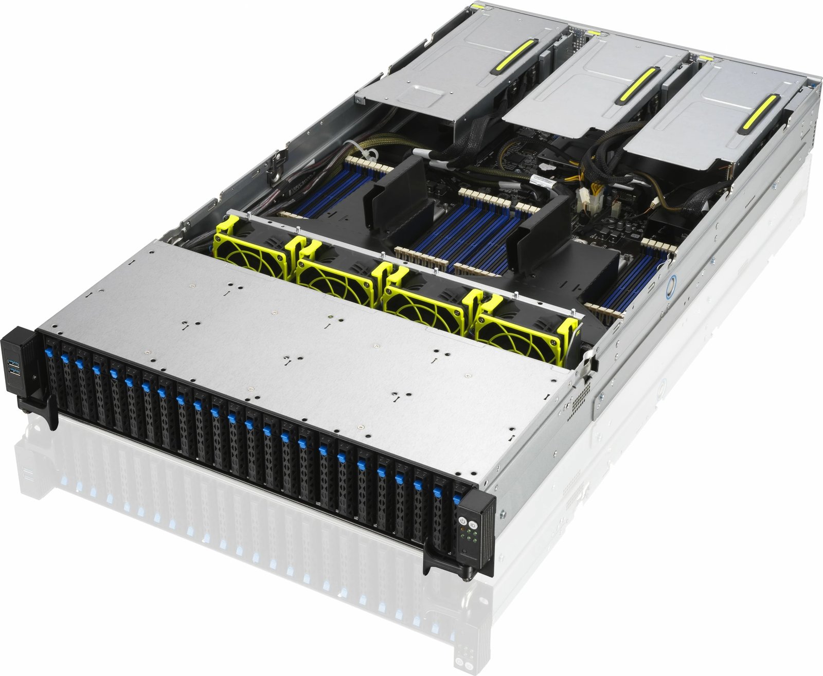 Server ASUS RS720A-E11-RS24U, Socket SP3, DDR4-SDRAM, Silver