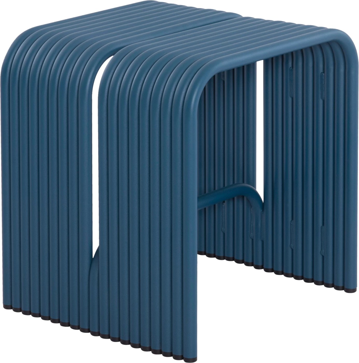 Karrige pa mbështetëse INTREPID, alumin, ngjyrë kaltër, 40x38x42.5cm