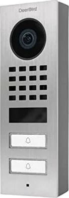 Interkom video DoorBird D1102V IP, 2 butona, çelik inox Interkom video DoorBird D1102V IP, 2 butona, çelik inox