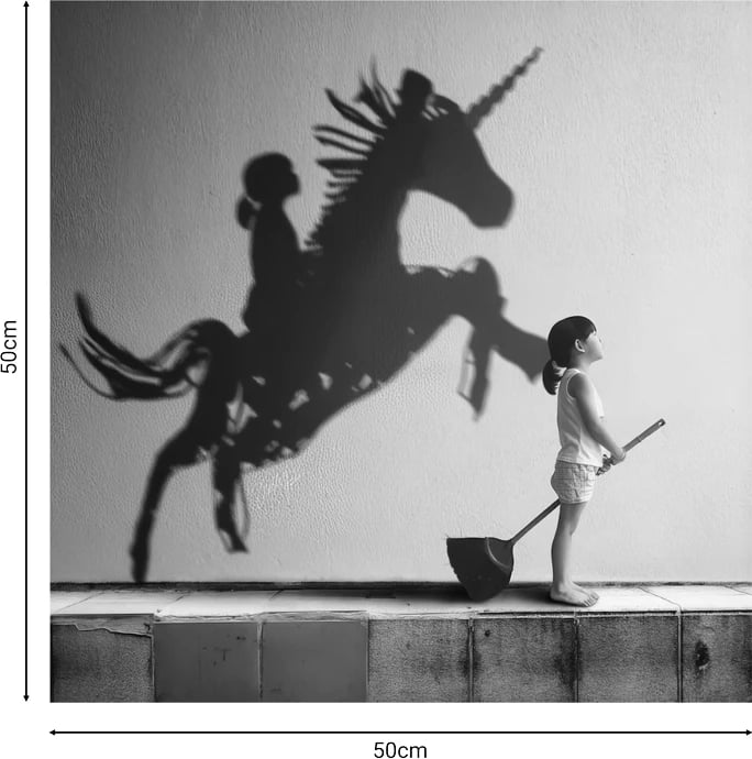 Pikturë kanavacë digjitale Horseon 50x1.8x50cm