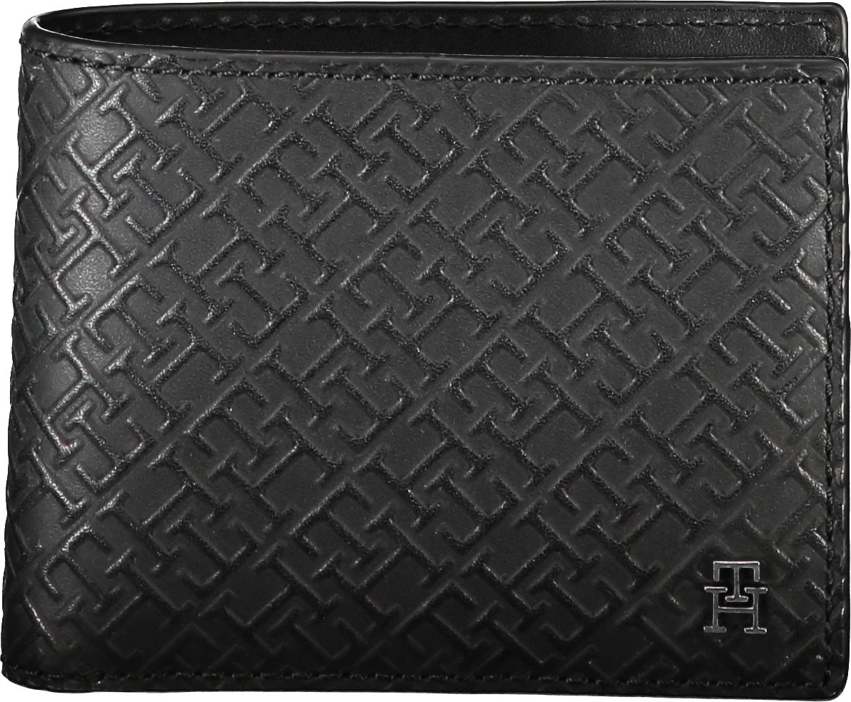 Portofol për meshkuj Tommy Hilfiger, i zi