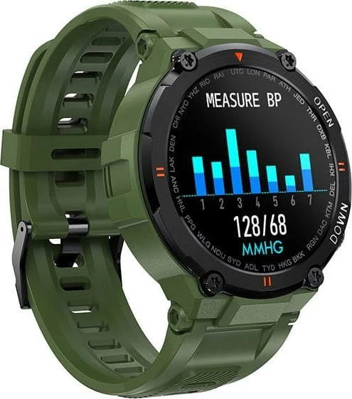 SmartWatch GARETT SPORT TACTIC GREEN (Waterproof IP67, 1.28" Touch)