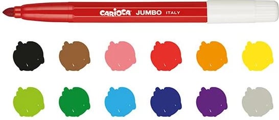 Markerë Jumbo Carioca 12 Ngjyra