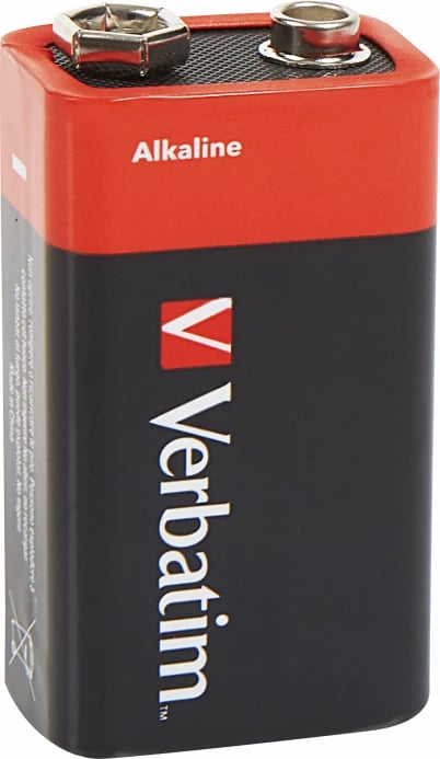 Bateri 9V Alkaline Verbatim, 49924