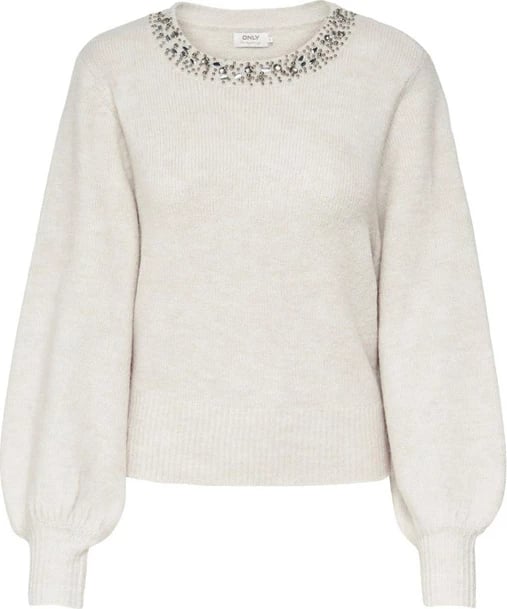 Xhemper për femra Only, i bardhë 