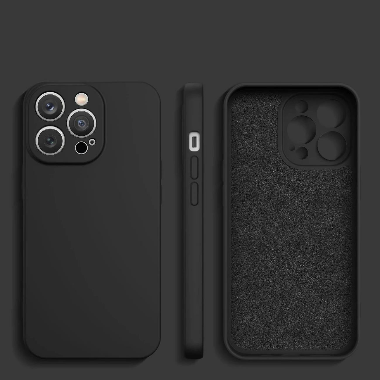 Mbështjellës silikoni Hurtel për Xiaomi Redmi Note 11/Note 11S, i zi