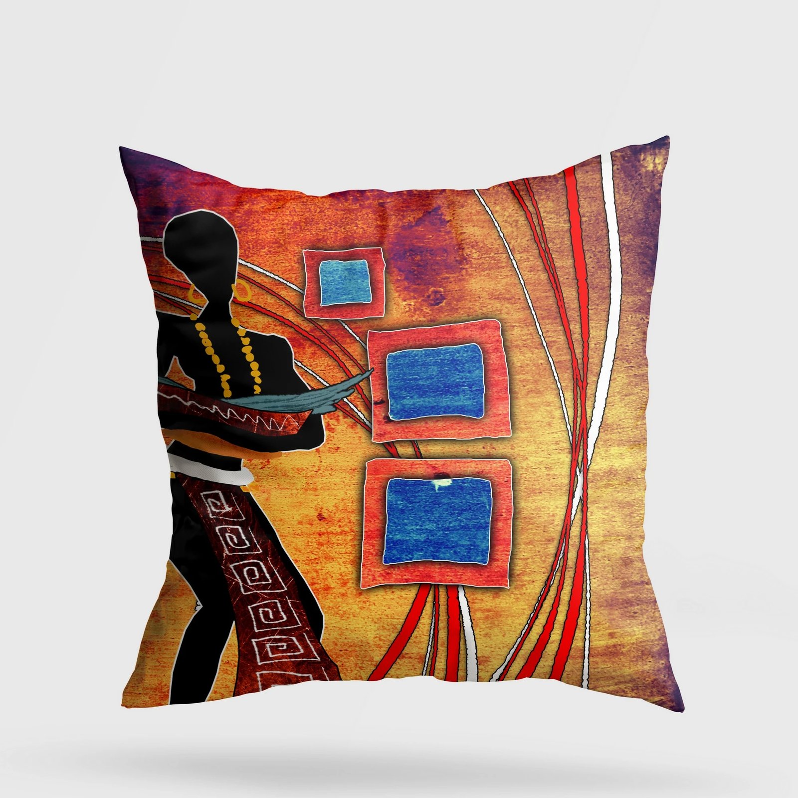 Jastëk Evila Originals, A11966, shumëngjyrësh, 43x43cm