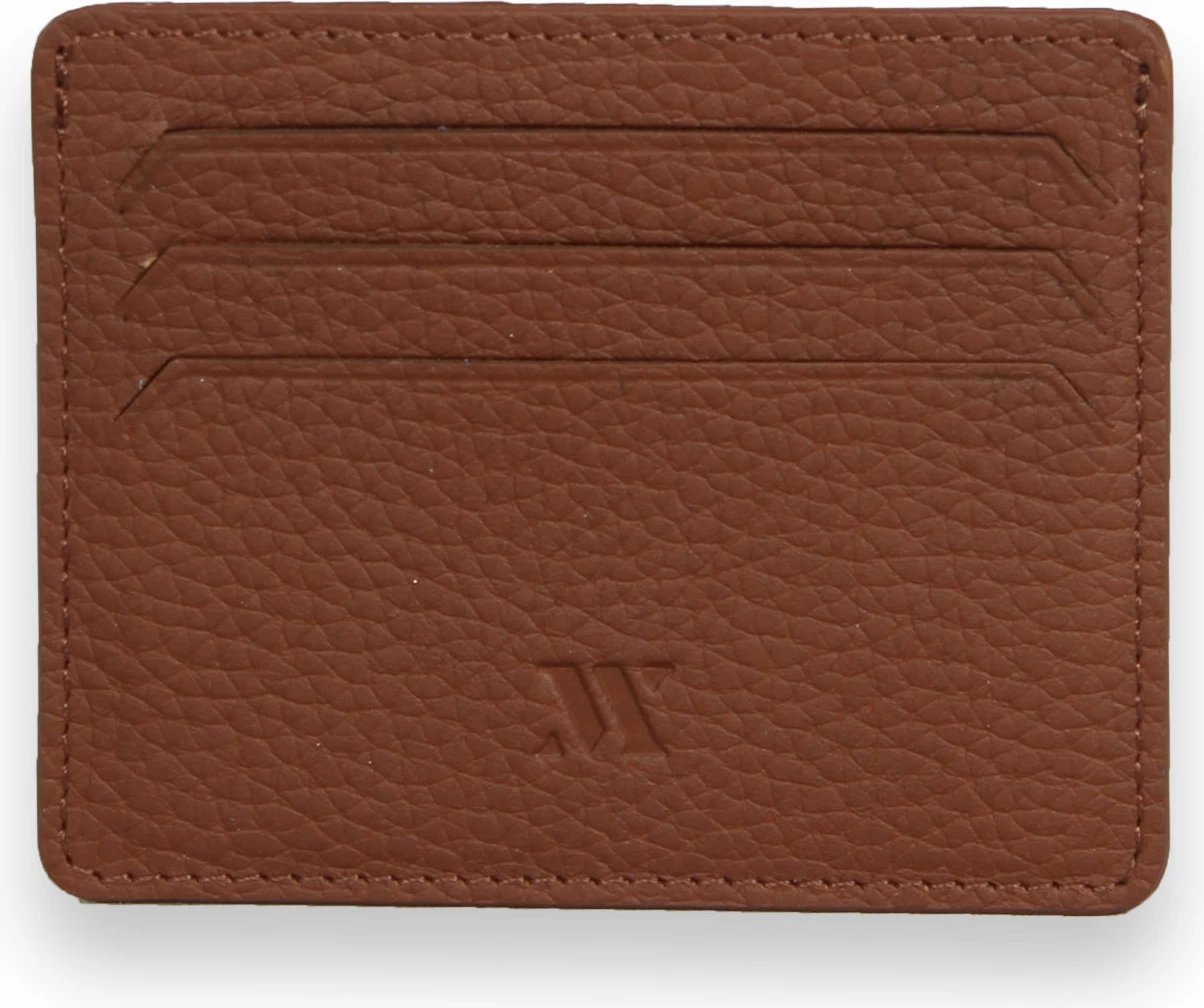 Portofol lëkure ngjyrë tan Zoozie Bags, 4328