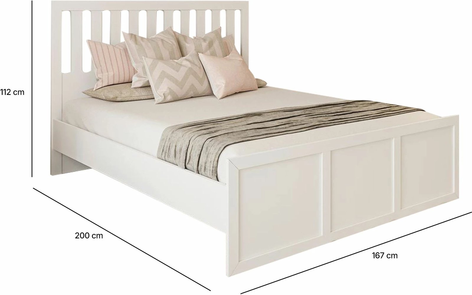 Set dhome për të rinj Skye Decor, ngjyrë e bardhë mat, Rb-168-01-006-01
