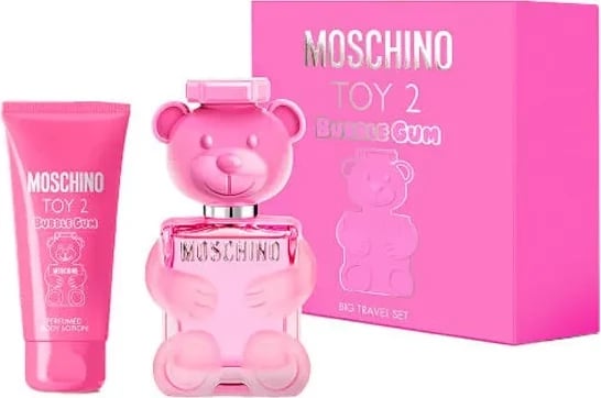 Eau de Toilette unisex Moschino Toy 2 Bubble Gum 100ml set rozë