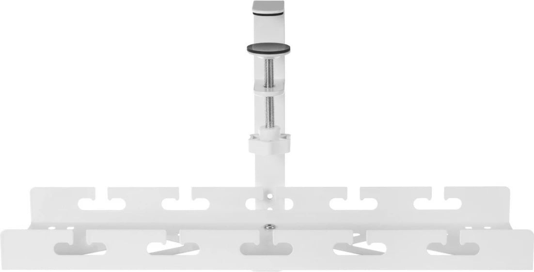 Organizues kabllosh nën tavolinë, Maclean MC-105W, 40 cm, ngarkesë 5 kg, montim me kapëse, i bardhë Organizues kabllosh nën tavolinë, Maclean MC-105W, 40 cm, ngarkesë 5 kg, montim me kapëse, i bardhë