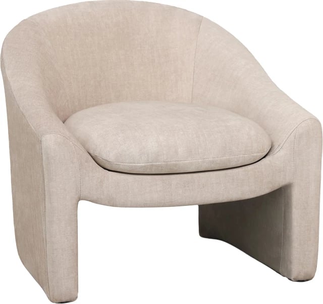 Fotelje Berza, material stof krem, 76x76x71cm