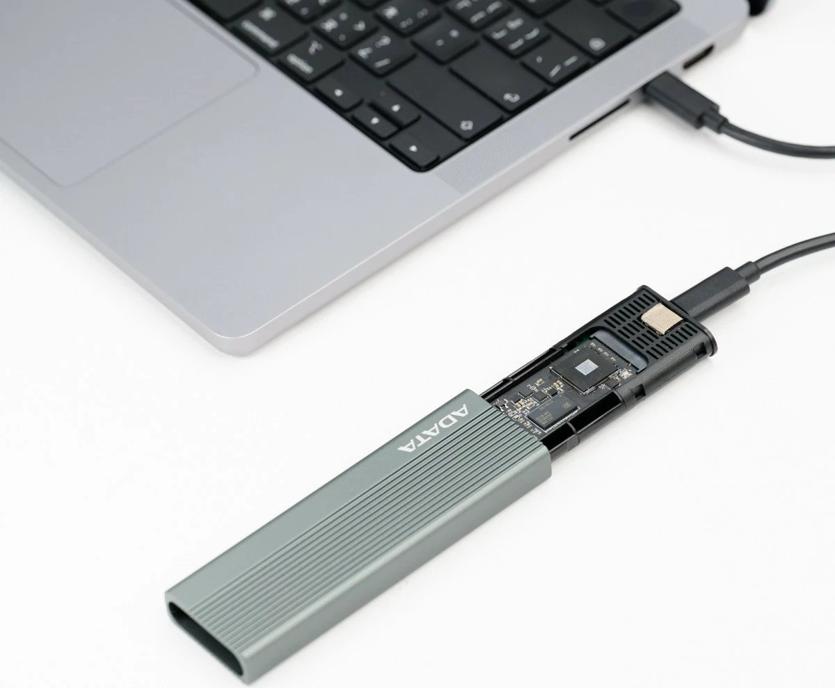 Kasë e jashtme SSD Adata EC680, M.2, USB 3.2 Type-C, Gri Kasë e jashtme SSD Adata EC680, M.2, USB 3.2 Type-C, Gri