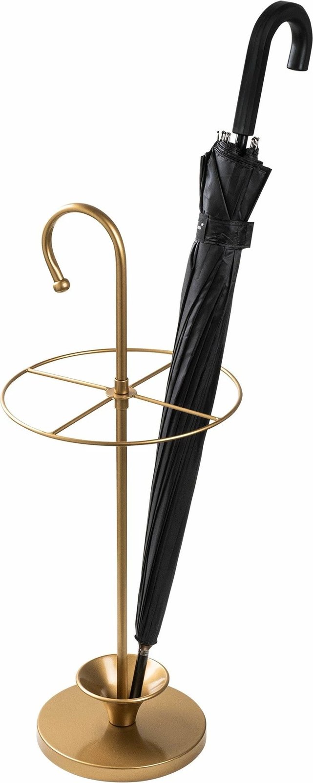 Stendë për ombrella, metalike, ngjyrë ari, Evila Originals, 27x27x65cm