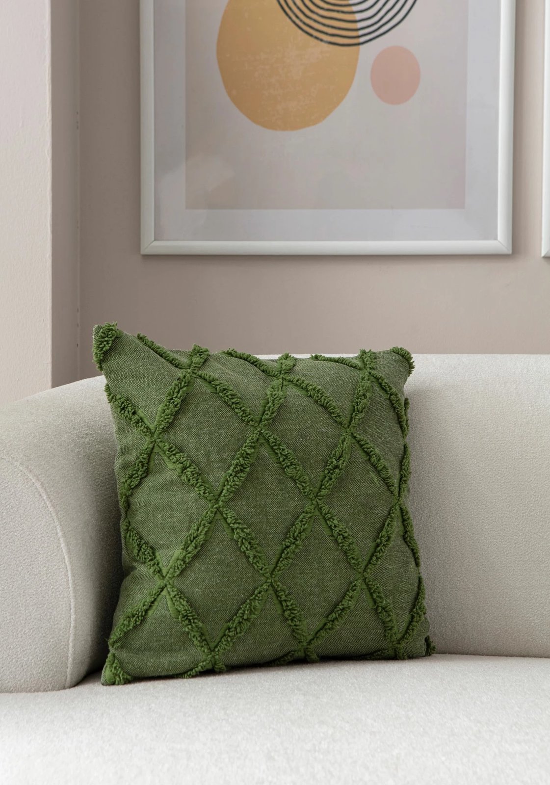 Jastëkë mbështjellës, ngjyrë e gjelbër, Evila Originals, Tuffet - Green v1