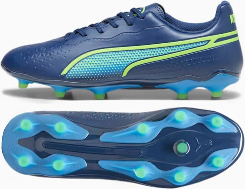 Këpucë futbolli Puma King Match për meshkuj, blu