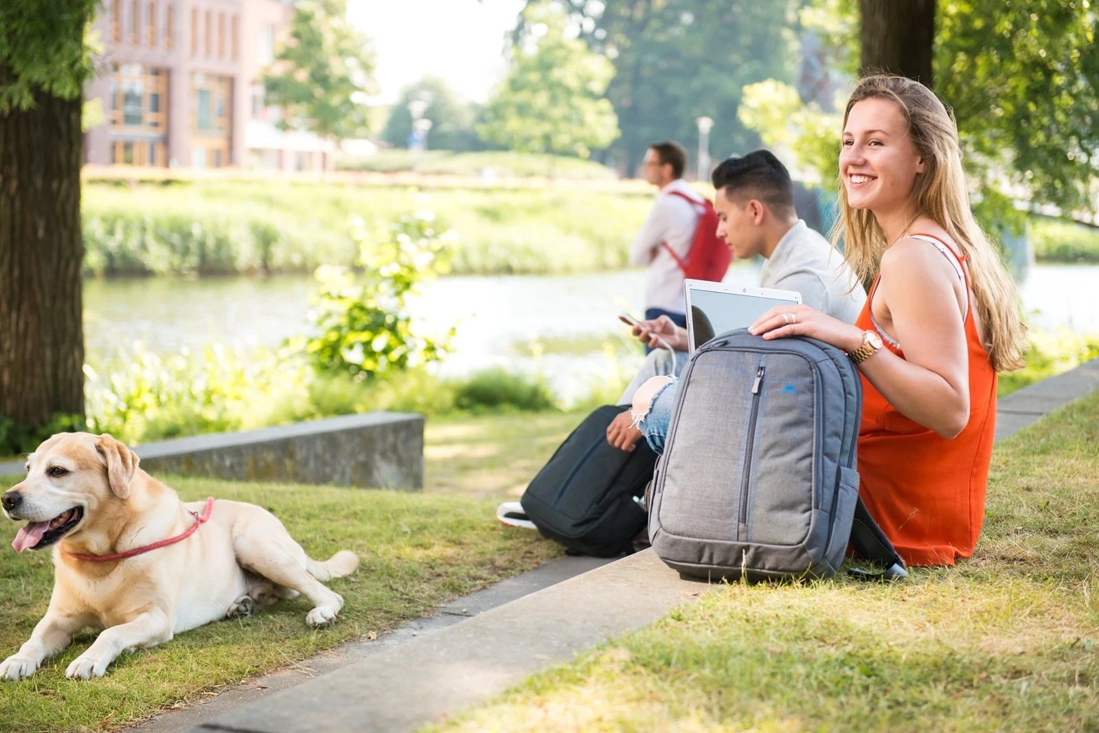 Çantë shpine Rivacase 7560, Blu Poliester
