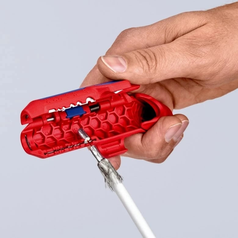 Knipex ErgoStrip, Mbështjellës kabllosh, Kuq Knipex ErgoStrip, Mbështjellës kabllosh, Kuq