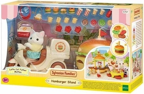 Set lodrash Sylvanian Families, Hamburger Stand