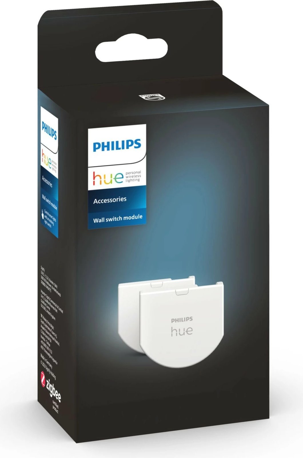 Modul ndërprerës muri Philips Hue, 2-pack, Wireless, Bardhë