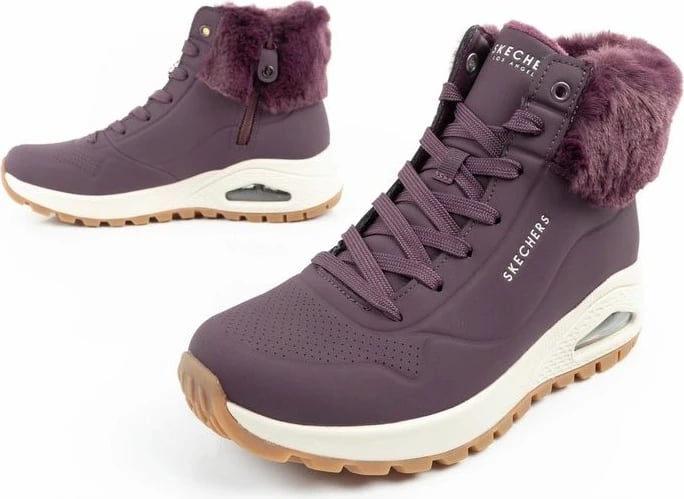 Çizme dimri Skechers për femra, vjollcë