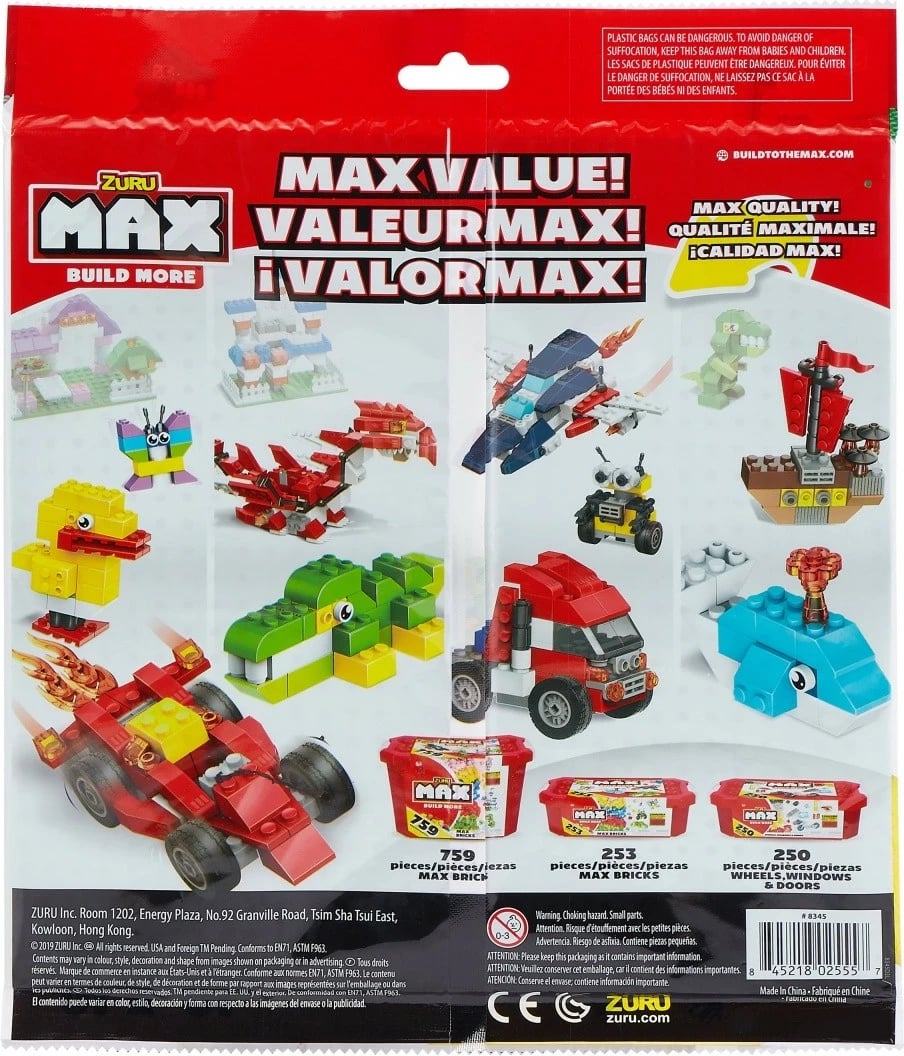 Pllakë ndërtimi ZURU Max Build 8345SQ1, 25.5x25.5 cm, e gjelbër