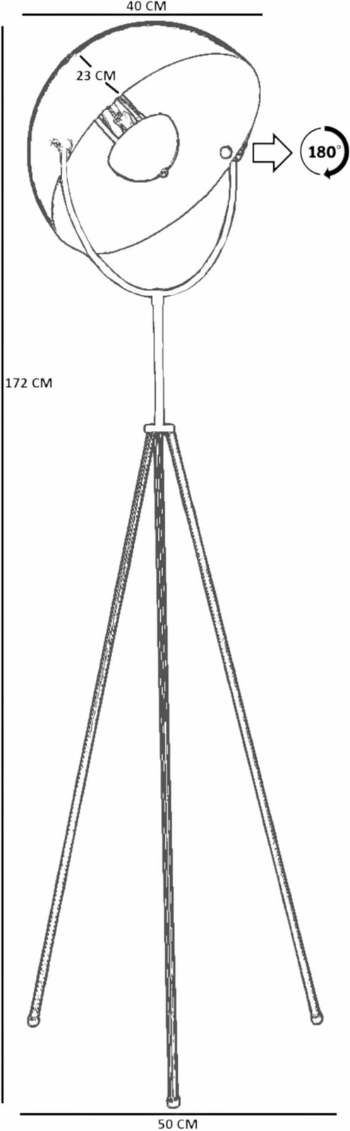 Llambë dyshemeje Opviq, ngjyrë mint, 8963-4