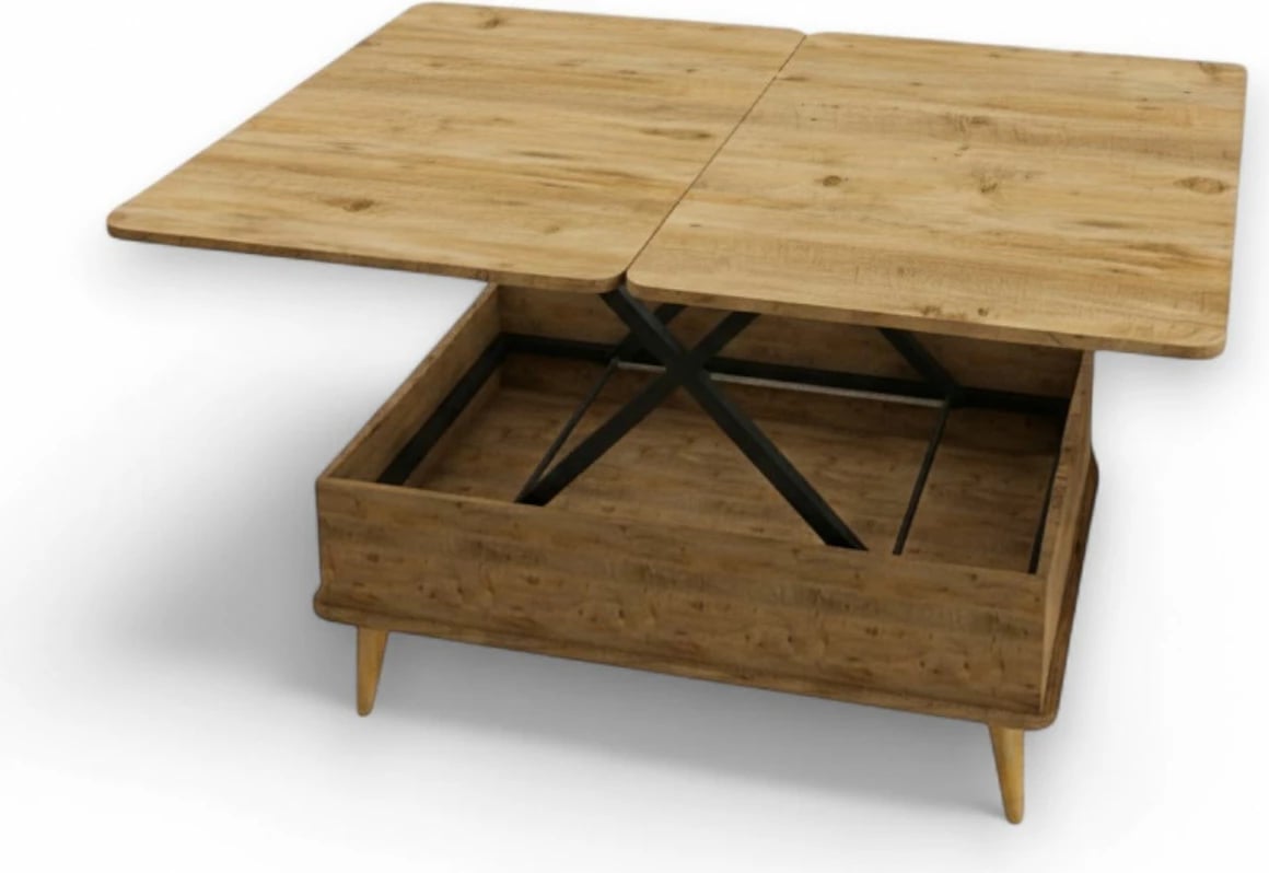 Tavolinë kafeje, ngjyrë pishe, Skye Decor, Dy Ada