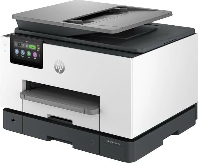 Printer multifunksional inkjet, HP OfficeJet Pro 9130b (4U561B#629), 24–27 ppm, me fax, i bardhë/gri