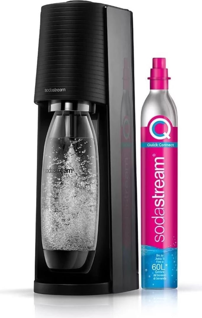 aparat gazifikues uji, SodaStream Terra 1012811411, standard, e zezë