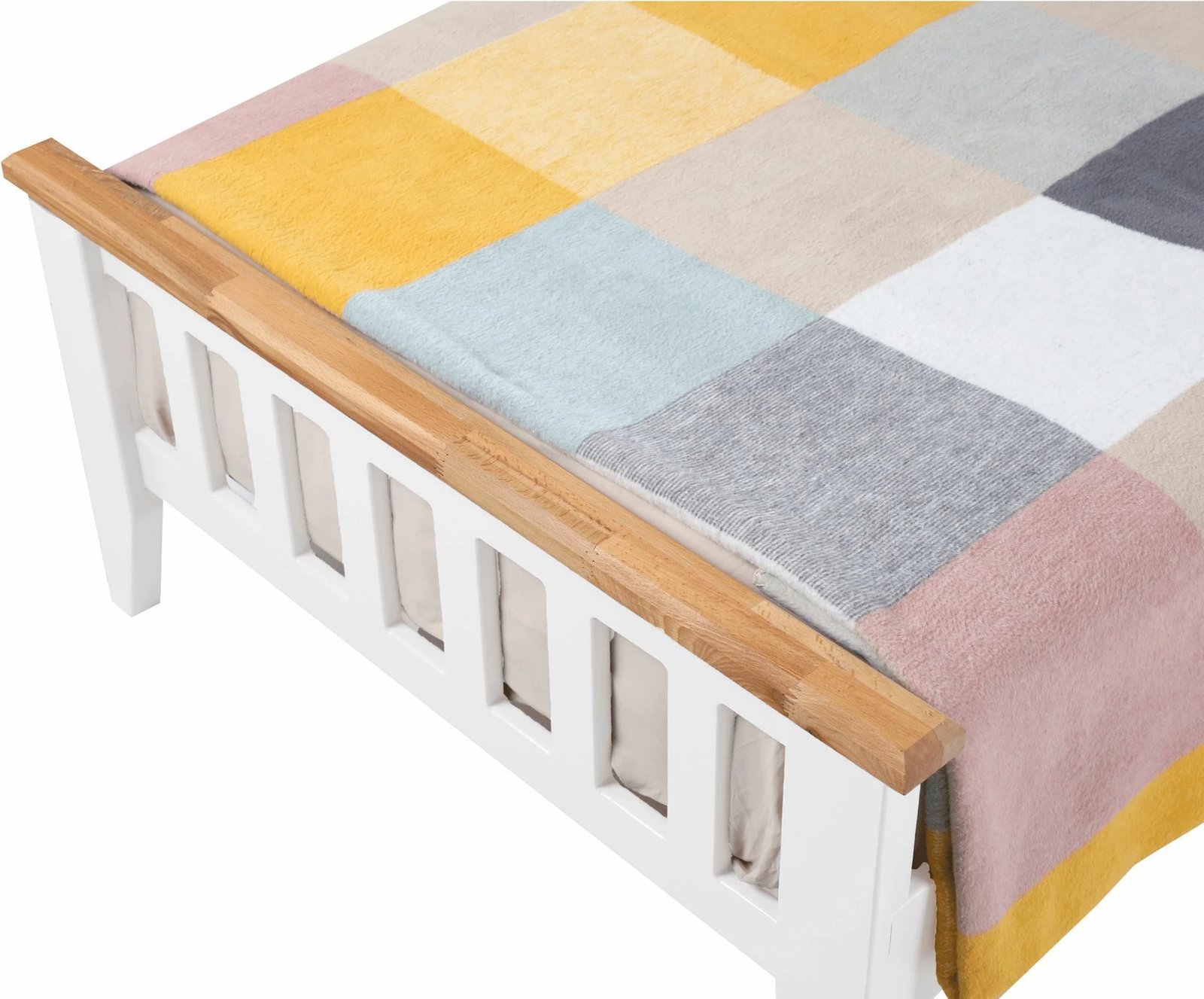 Kornizë krevati teke Hanah Home, stil modern country, 90x200