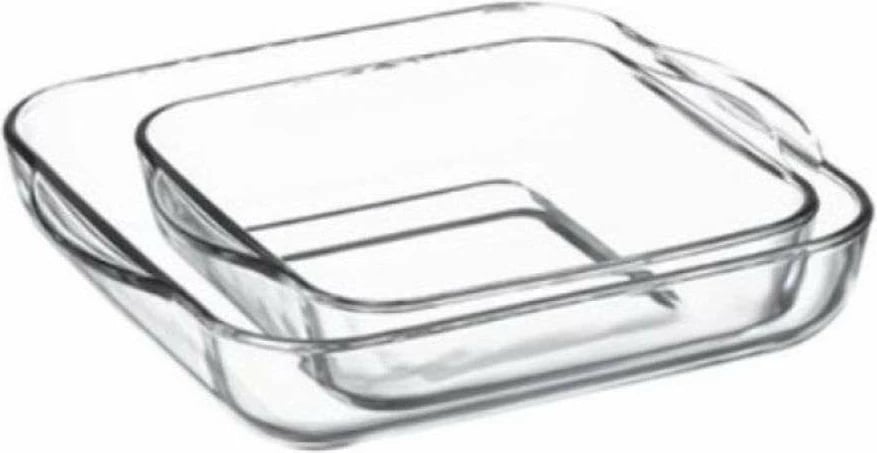 Set pjatash qelqi (2 copë), Hermia Concept, PB-159028 Set pjatash qelqi (2 copë), Hermia Concept, PB-159028