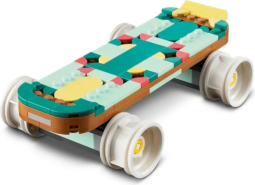 Set ndërtimi LEGO Creator 31148, 3-në-1, 342 pjesë, Retro Style Scooter, shumëngjyrësh