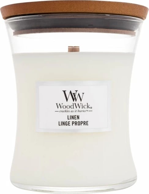 Qiri aromatik WoodWick Linen, 275g