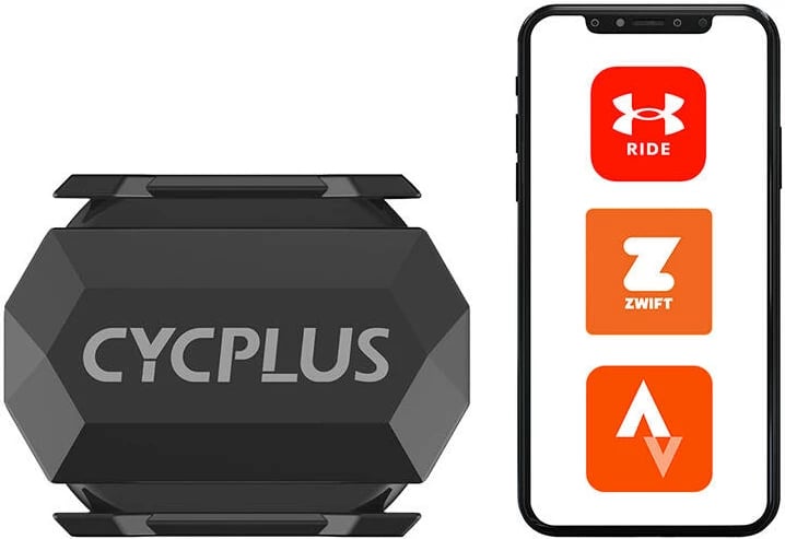 Sensor kadence dhe shpejtësie Cycplus C3 për biçikletë, i zi