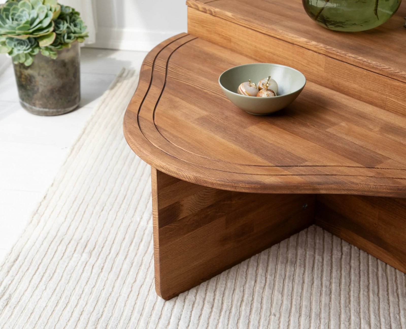 Tavolinë kafeje Hanah Home, Altopiano, ngjyrë gështenjë