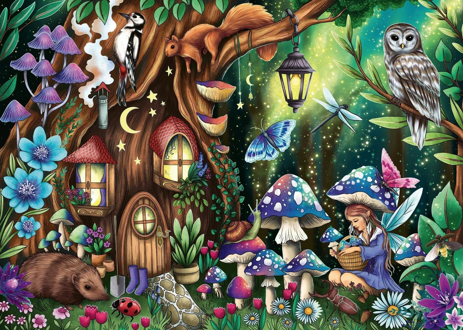 Puzzle Ravensburger Fairyland 1000 pjesë, 70x50cm