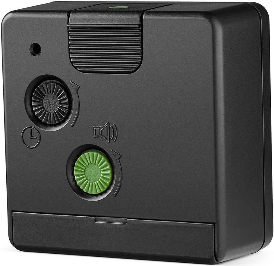 Orë tavoline Braun BC 02 XBW, kuarc, alarm, e zezë-bardhë