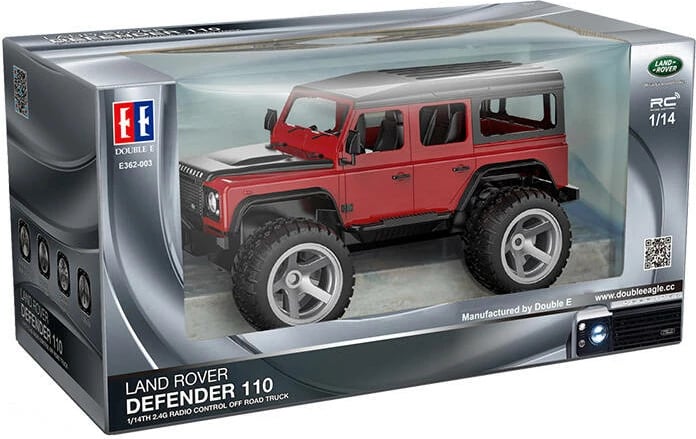 Makine me telekomandë Double Eagle Land Rover Defender E362-003, 1:14, e kuqe