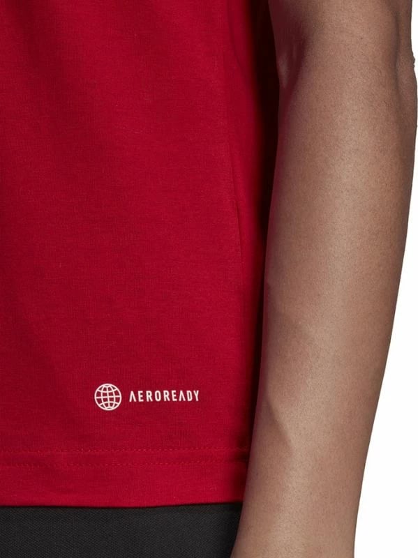 Maicë adidas për femra, e kuqe