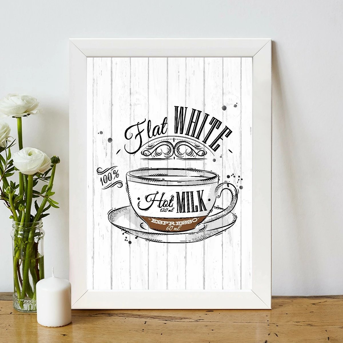 Pikturë dekorative me kornizë, MDF, shumëngjyrëshe, BC301065962, 24x29cm