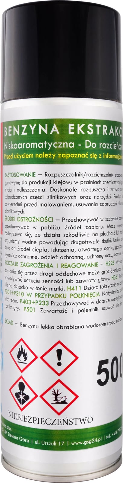Sprej pastrues GSG24 B-MAX, 500 ml, për pastrim teknik dhe yndyrash