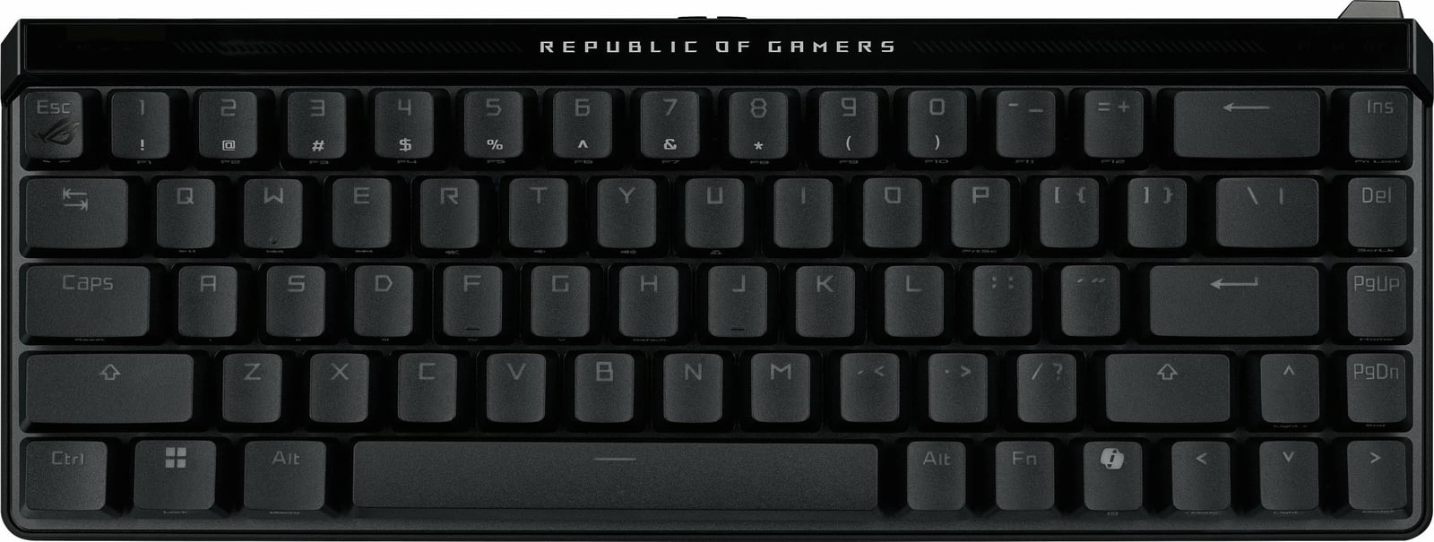 Tastierë gaming ASUS ROG Falchion Ace HFX, 65%, ROG HFX Magnetic, RGB LED, USB, e zezë